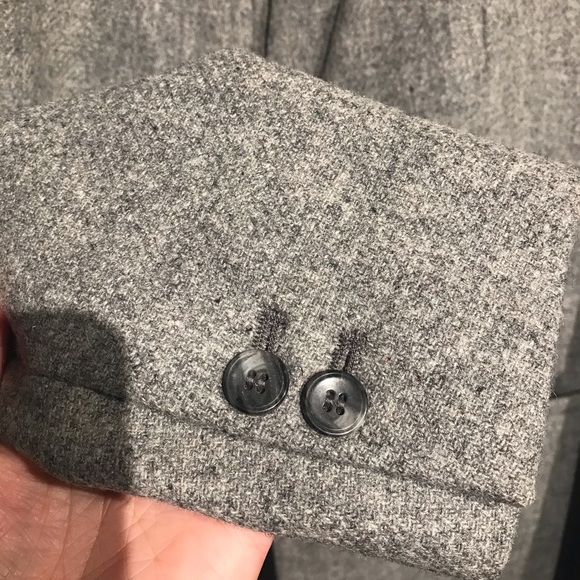 Zara Gray Wool Blazer - Picture 5 of 5
